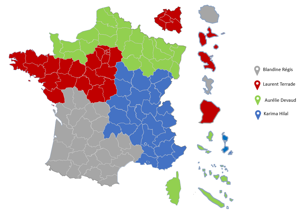 Vos correspondants régionaux et référents thématiques prioritaires du FNP